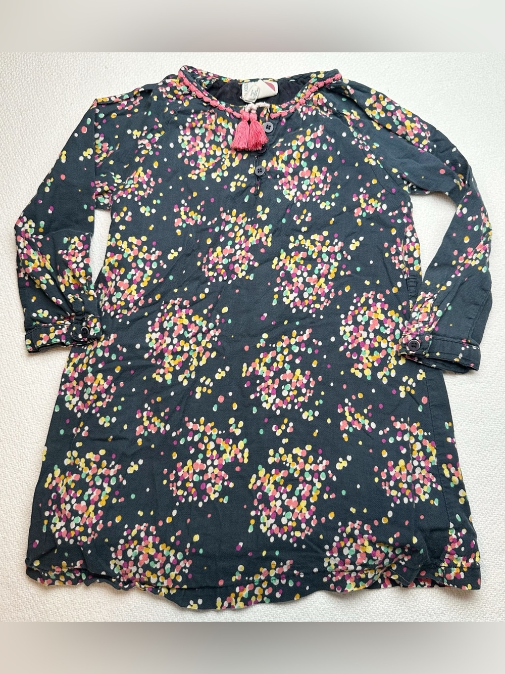 Cotton On Kids lined patterned dress size 3